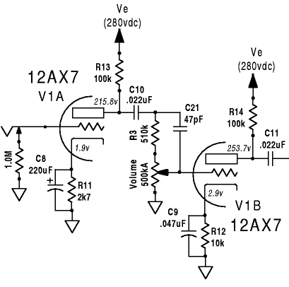 first two preamp stages